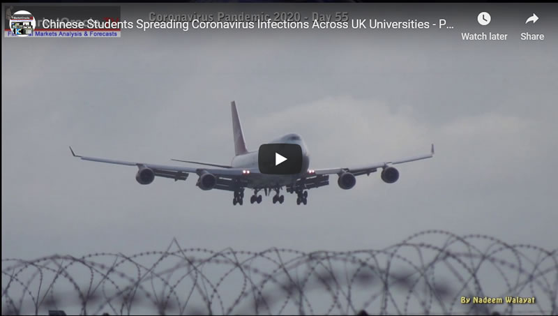 Warning Coronavirus Being Spread by Chinese Students, Halt Flights NOW!